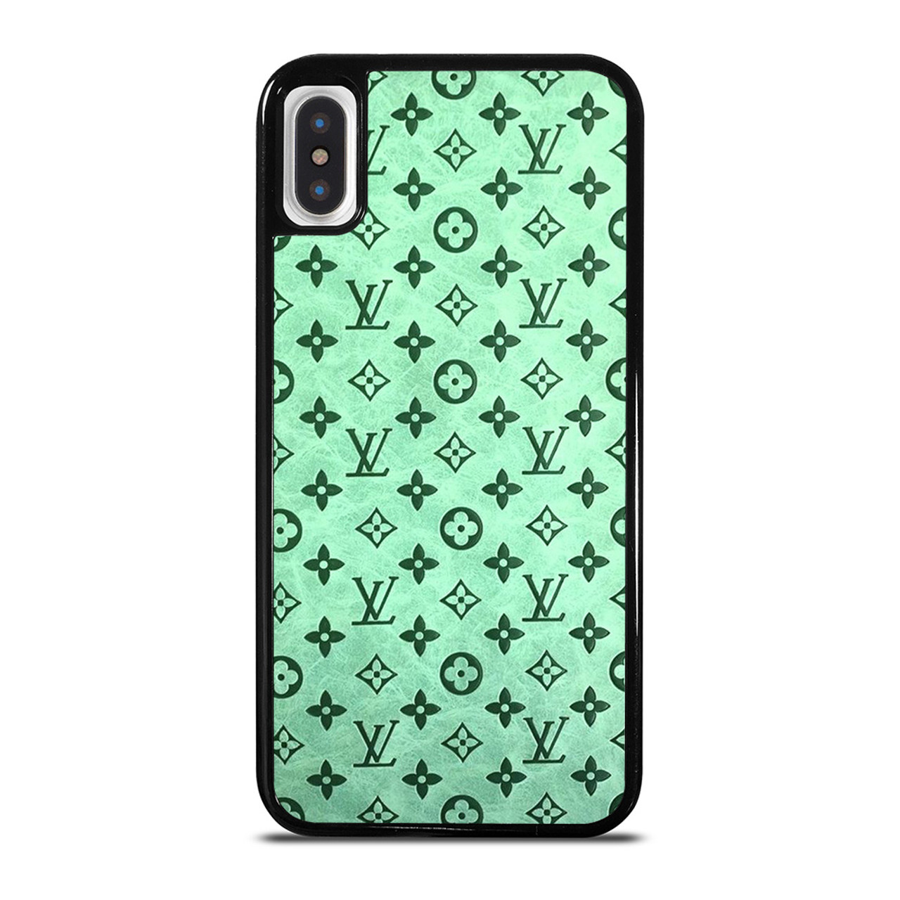 LOUIS VUITTON LOGO GREEN ICON PATTERN iPhone X / XS